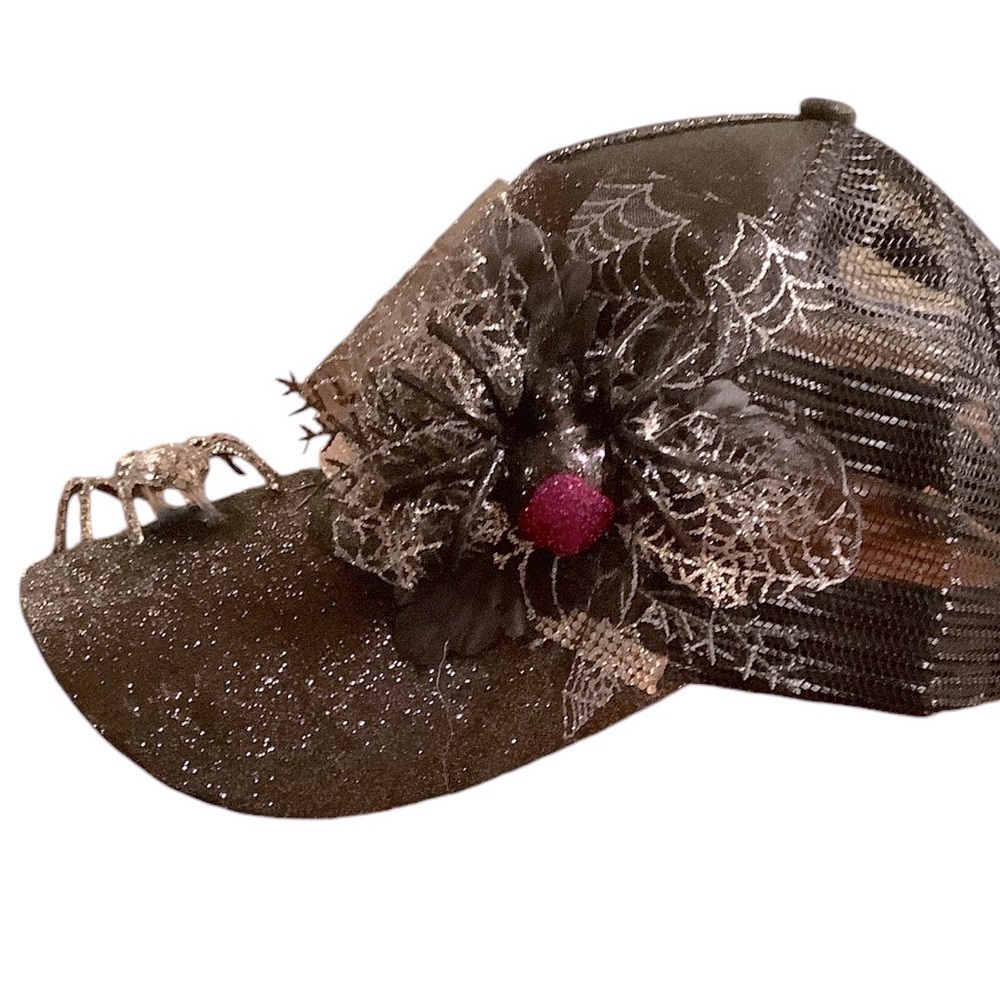 Spooky Spider Halloween Baseball Hat - Picture 6 of 6
